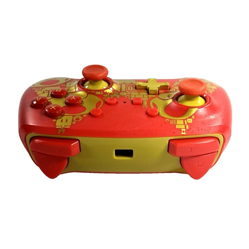 PowerA Nintendo Switch Super Mario Golden M Enhanced Controller Only Tested